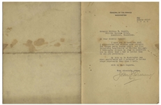 General John Pershing Letter Signed